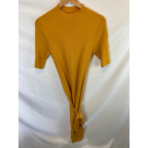 Ann Taylor Mustard Yellow Dress - Picture 4 of 10